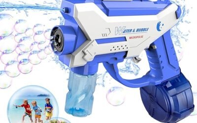 The Ultimate Fun with the 2-in-1 Electric Bubble Gun Machine for Kids